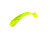 Силиконовая приманка BASS PRO Ribtail 3,5'' Chartreuse Green